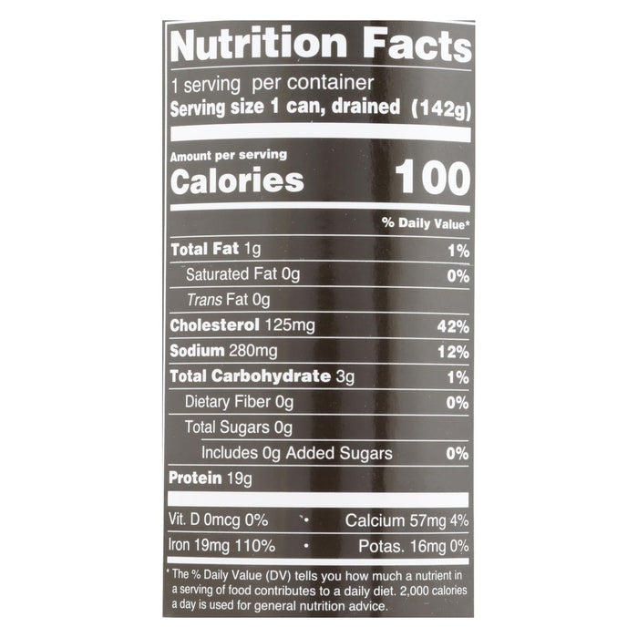 Crown Prince Boiled Baby Clams, 10 Oz., Pack of 12