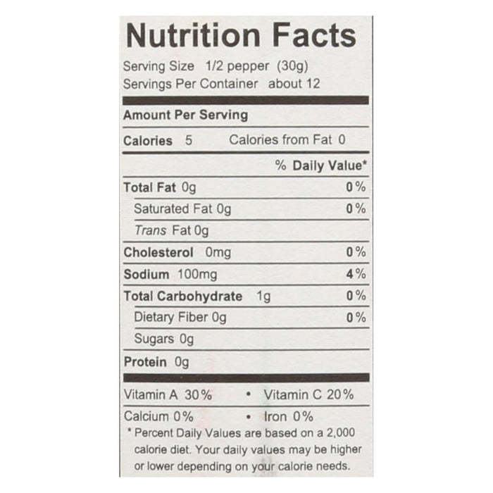 Divina Organic Fire-Roasted Sweet Peppers, 16.2 Oz. (Pack of 6)