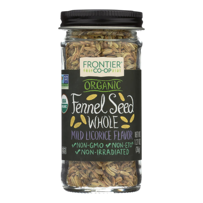 Frontier Herb Organic Fennel Seed Whole - 1.28 Oz