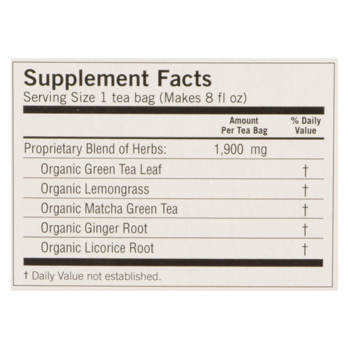 Yogi Tea Organic Green Passionfruit Matcha Tea, 6 Pack (16 Tea Bags)