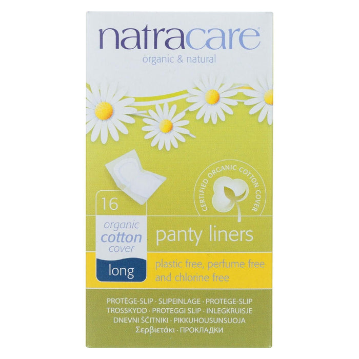 Natracare Organic Cotton Wrapped Panty Liners (16 Long Liners)