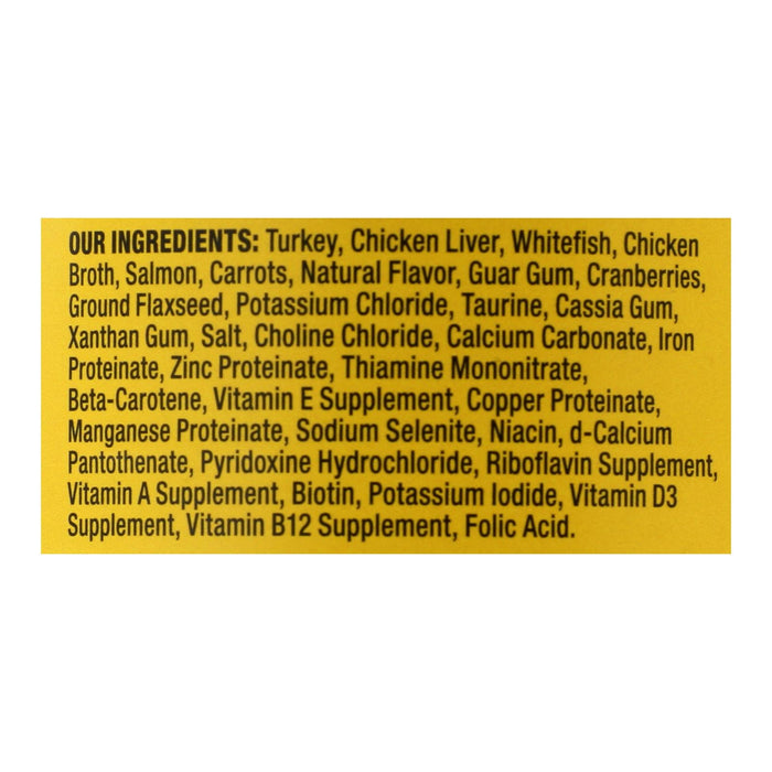 Wellness Pet Products Cat Food - Turkey and Salmon Recipe (Pack of 12) - 12.5 Oz.
