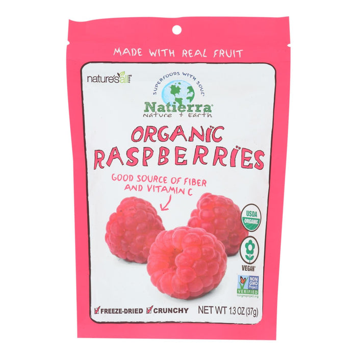 Natierra Freeze-Dried Whole Raspberries (12 Pack, 1.3 Oz. Each)