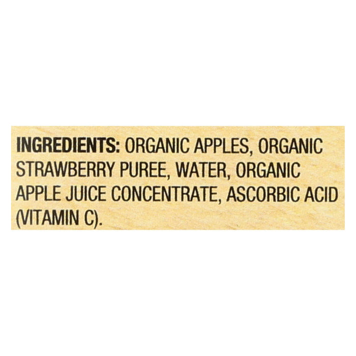 Santa Cruz Organic Strawberry Apple Sauce Pack of 6