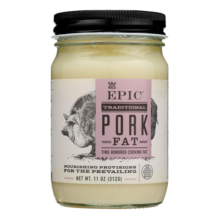 Epic Organic Pasture-Raised Pork Fat (6 x 11 Oz.)