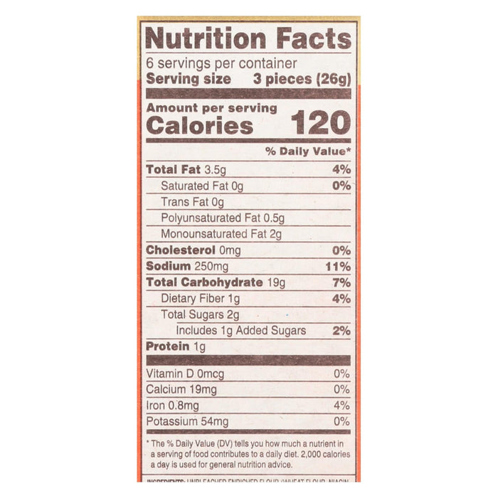 Back To Nature Multigrain Flatbread with Pink Himalayan Salt (Pack of 6 - 5.5 Oz. Each)