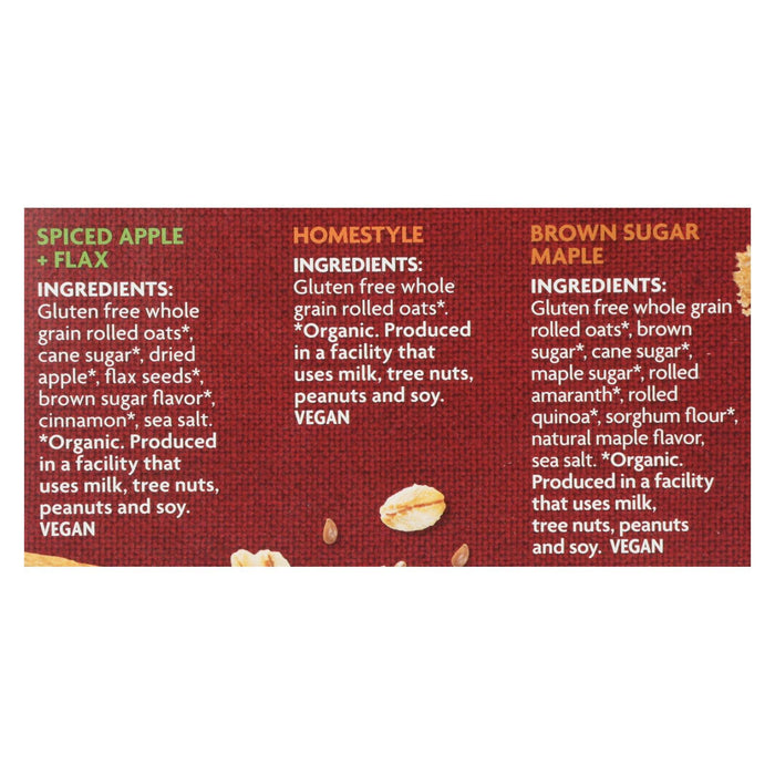 Nature's Path Organic Instant Hot Oatmeal Variety Pack (Pack of 6 - 11.3 Oz. Each)