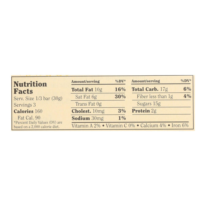 Chocolove Xoxox Premium Milk Chocolate Bar with Toffee & Almonds, 3.2 Oz Bar (Pack of 12)