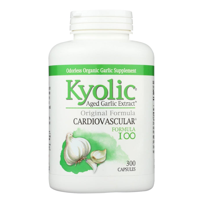 Kyolic Aged Garlic Extract Cardiovascular Formula, 100 Capsules