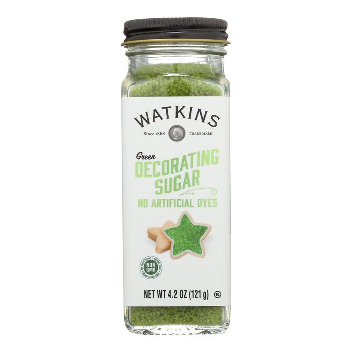 Watkins Green Decorating Sugar (3-Pack, 4.2 Oz. Each)