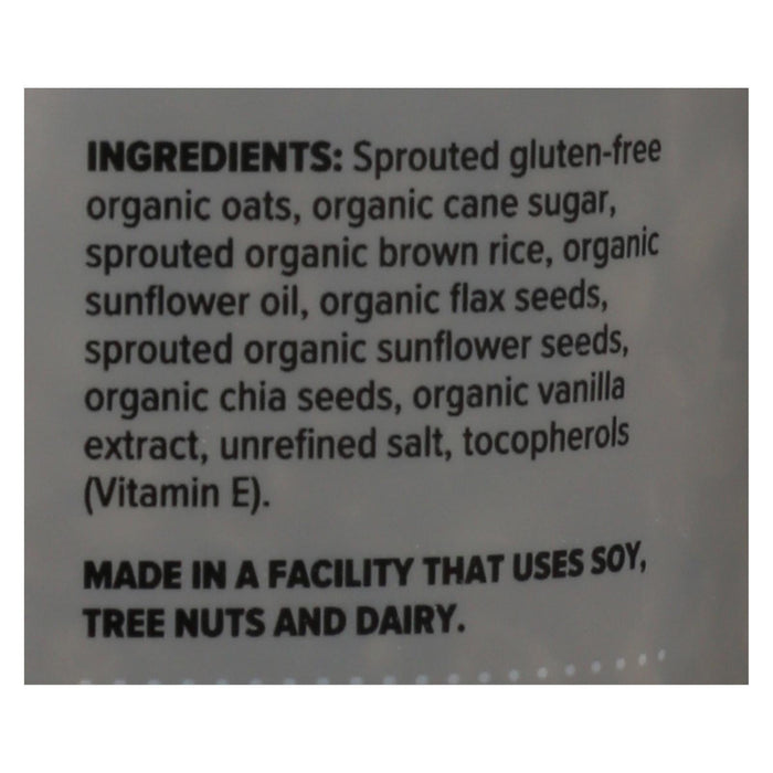 One Degree Organic Foods Sprouted Oat Granola, Vanilla Chia, 11 Oz (Pack of 6)