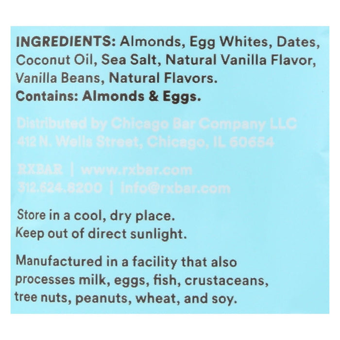 RXBAR Nut Butter Vanilla Almond (Pack of 10) - 1.13 Oz.