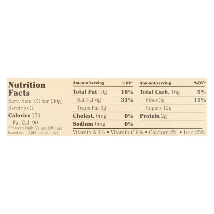 Chocolove Premium Dark Ginger Crystallized Chocolate Bars - 3.2 Oz Each (Pack of 12)