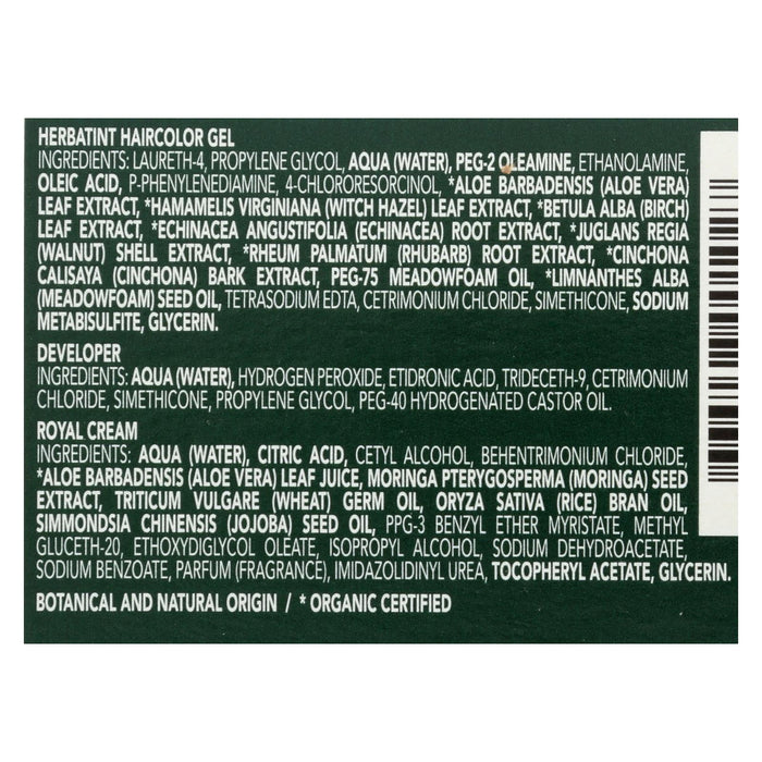 Herbatint Permanent Herbal Hair Color Gel in Dark Chestnut - 135 mL