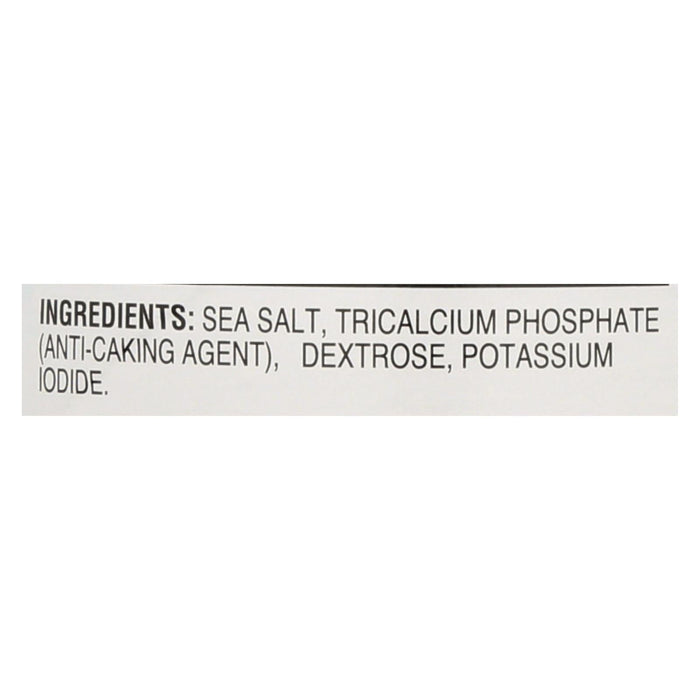 Hain Iodized Sea Salt, 8 Pack - 21 Oz.