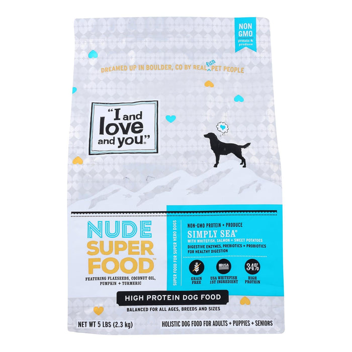 I and I and Love and You Simply Sea Dry Dog Food - 3 x 5 Lb