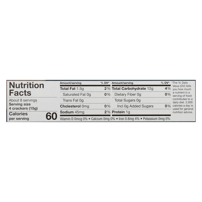 Wellington Water Cracker: Savory, Light & Crispy (Pack of 12)