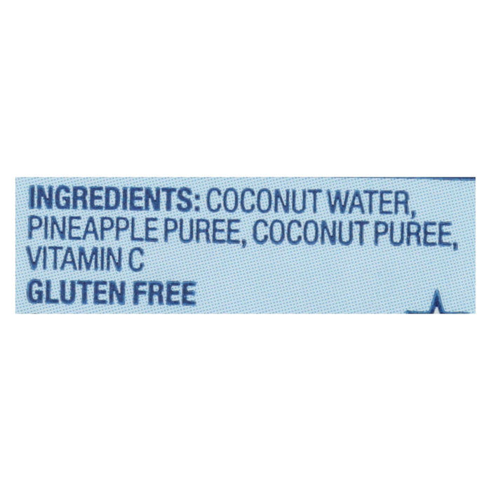 Vita Coco 100% Coconut Water, Refreshing Pineapple Flavor, 500ml (Pack of 12)