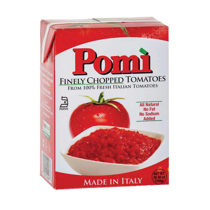 Pomi Deliziosa Finely Chopped Tomatoes, 26.46 Oz (Pack of 12)