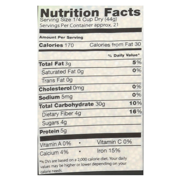 Truroots Organic Whole Grain Quinoa, 32 Oz Bags (Pack of 6)