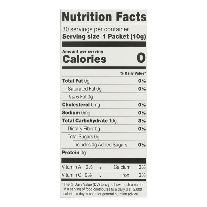 Rxsugar Zero Calorie Sugar (Pack of 6 - 30 Sticks)