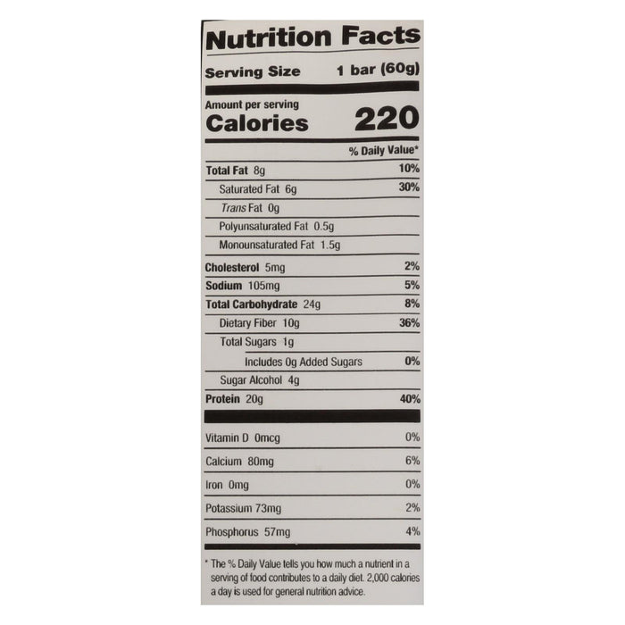 One Brands 60 Gram Blueberry Cobbler Protein Bar (Pack of 12)