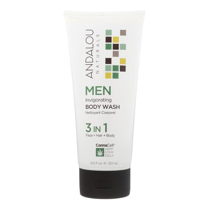 Invigorating Andalou Naturals Men's Body Wash - 8.5 Fl. Oz.