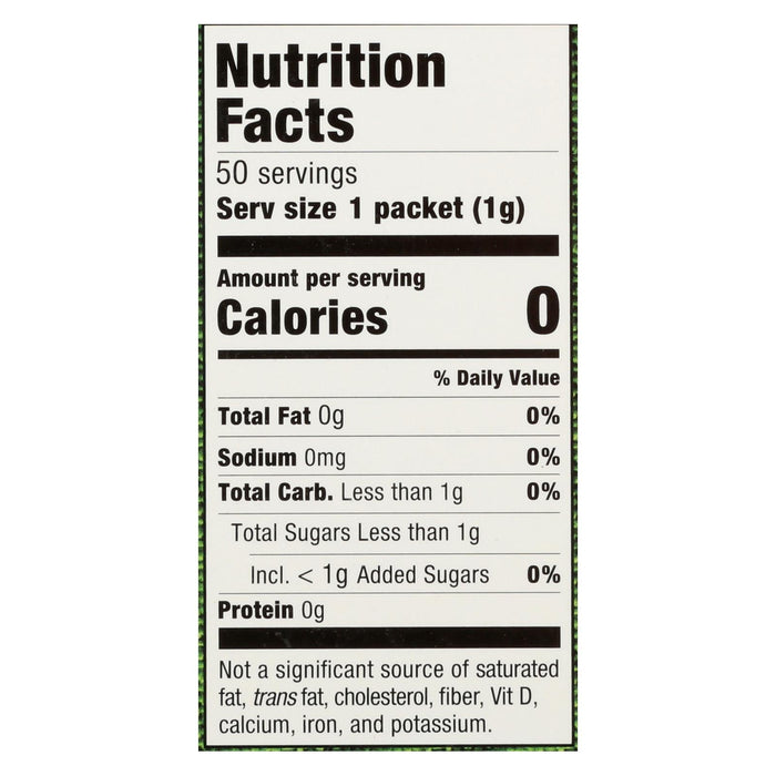 Stevia In The Raw Zero-Calorie Sweetener Packets - Case of 12 (50 Count Each)