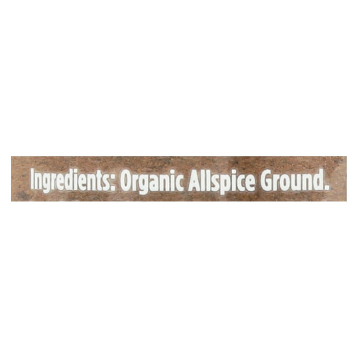 Spicely Organics Organic Ground Allspice - 1.6 Oz. Pack of 3