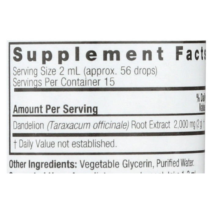 Nature's Answer Dandelion Root Extract | Supports Liver and Digestive Health | 1 Fl Oz.