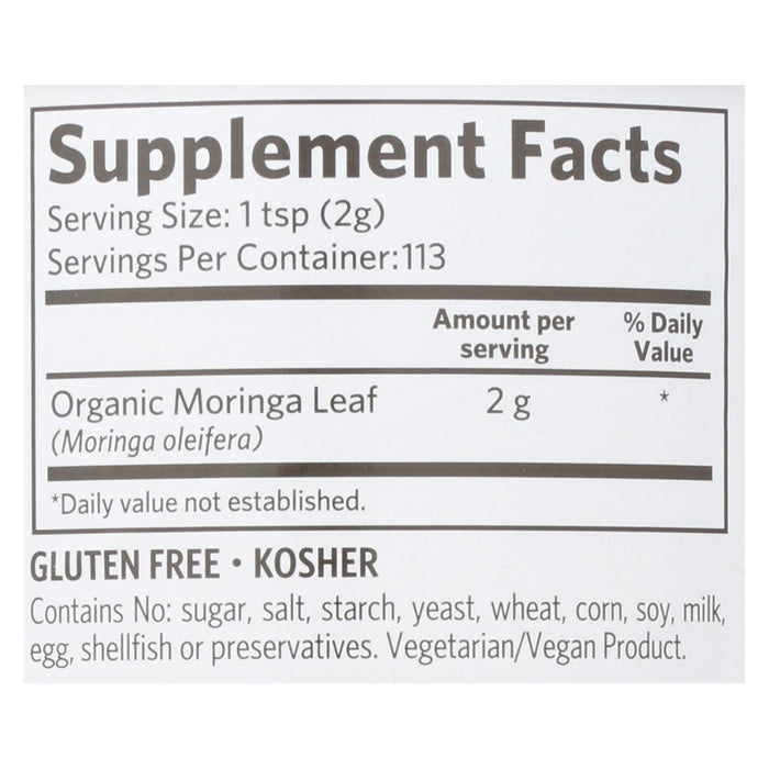 Organic India Moringa Leaf Powder (8 Oz.)