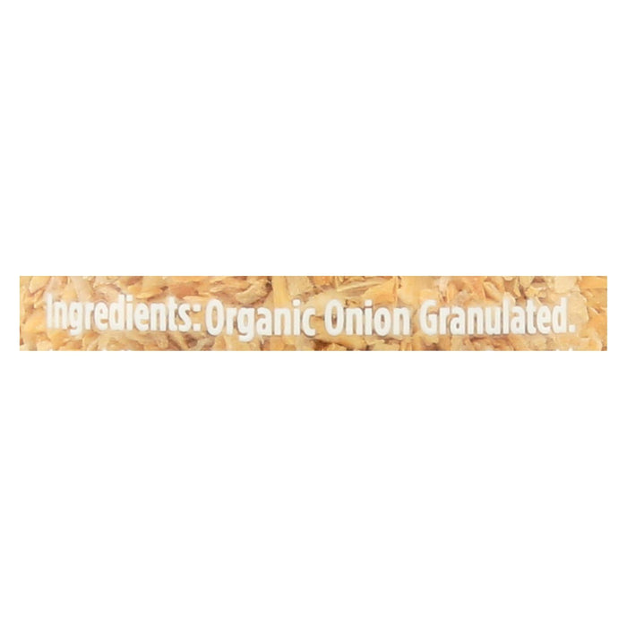 Spicely Organics USDA Certified Organic Onion Granules - 3 Pack, 1.8 Oz.
