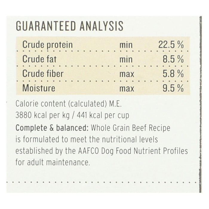 The Honest Kitchen Dog Food Whole Grain Beef Recipe (Pack of 6) - 2 Lb.