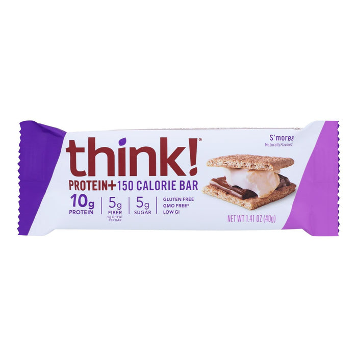 Thin Protein and Fiber Bar - S'mores Flavor - 10 Pack - 1.41 Oz.