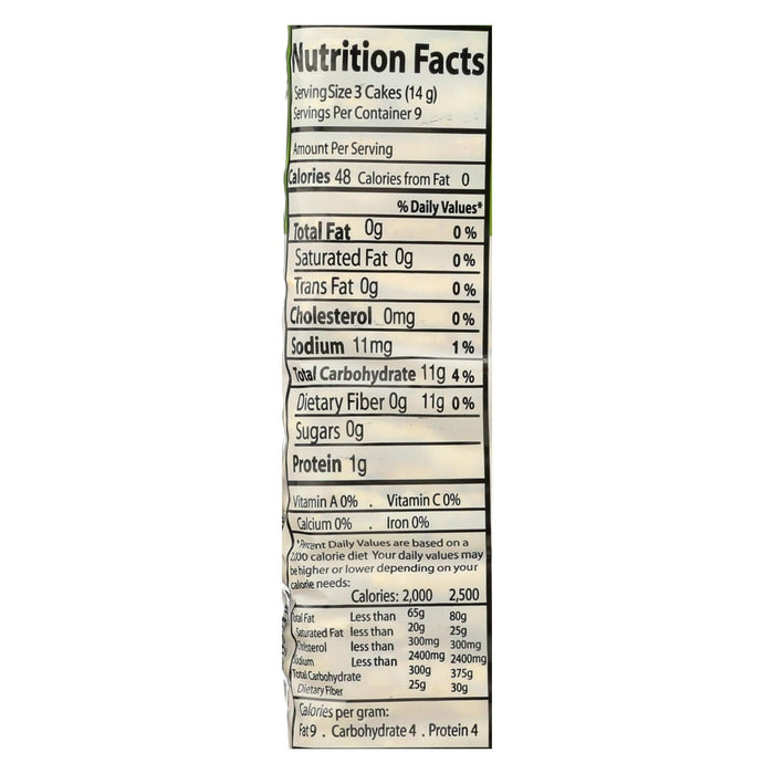 Suzie's Whole Grain Thin Cakes (Pack of 12) - Corn Quinoa and Sesame - 4.6 Oz.