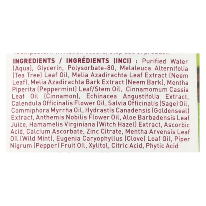 Desert Essence Neem Cinnamint Natural Mouthwash (16 Oz.)