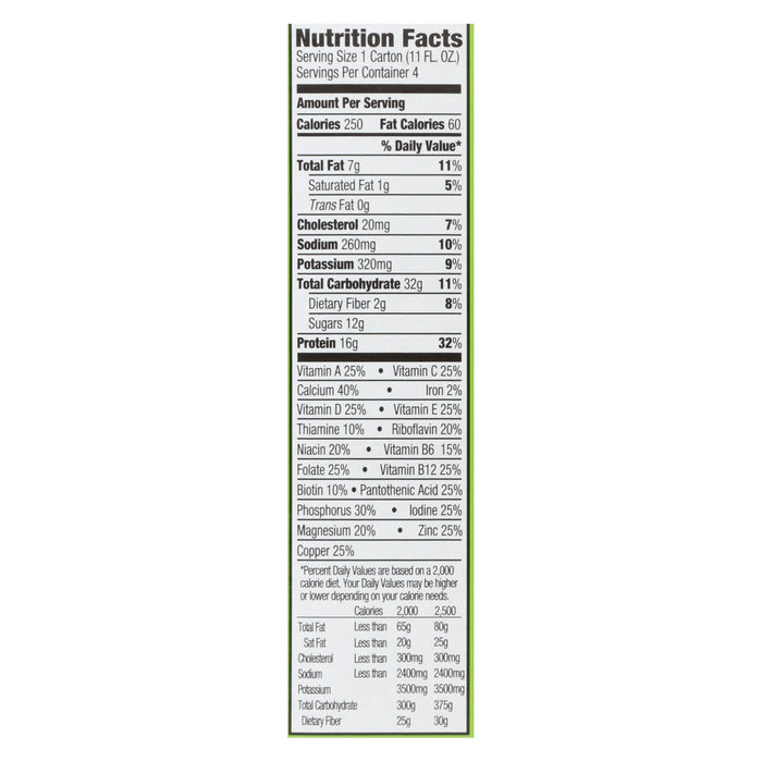 Orgain Organic Vanilla Bean Nutrition Shake - 11 Fl Oz (Pack of 12)