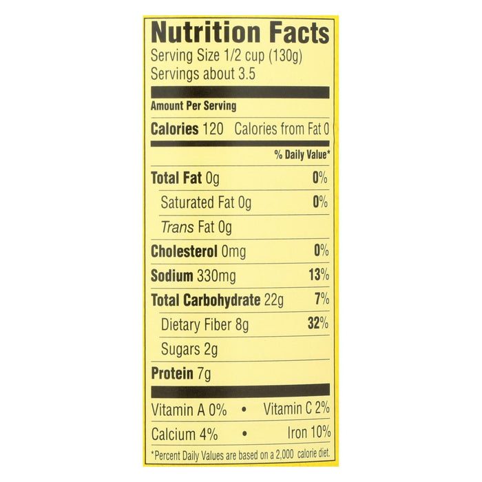 La Preferida USDA Organic Whole Black Beans, (Pack of 12 - 15 Oz.)