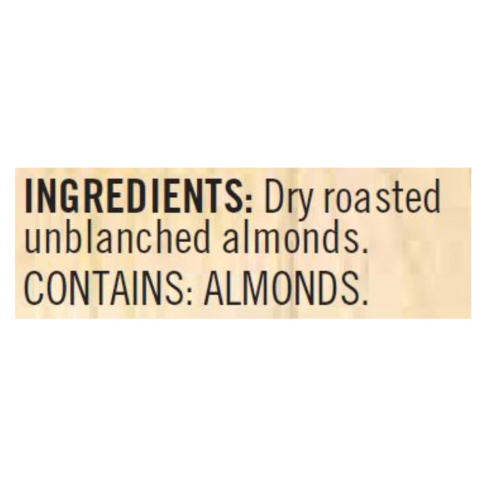 Woodstock Unsalted Non-GMO Smooth Peanut-Free Dry Roasted Almond Butter, Case of 12 - 16 oz