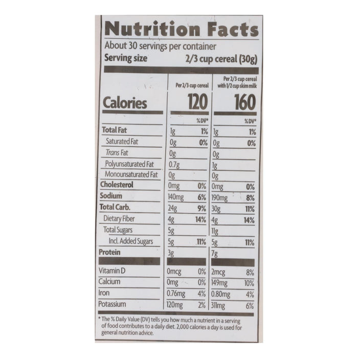 Nature's Path Organic Flax Plus Cereal - Wholesome Cinnamon Goodness (Pack of 6 - 32 Oz.)