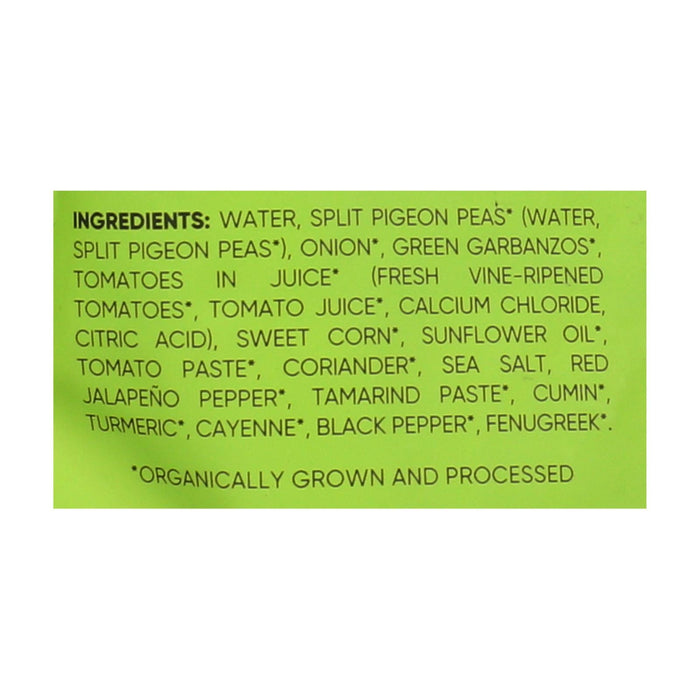 Maya Kaimal Organic Everyday Dal: Green Garbanzo Corn Coriander, 10 Oz. (Pack of 6)