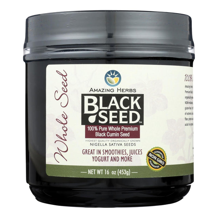 Amazing Herbs Black Seed Whole Seeds (16 Oz.)