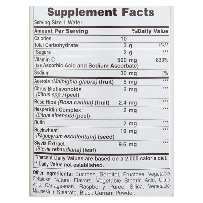 American Health Super Acerola Plus 500mg Chewable Wafers - 100 Count