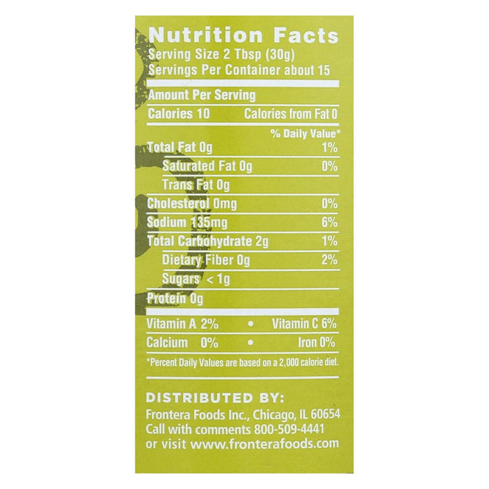 Frontera Tomatillo Salsa, Pack of 6