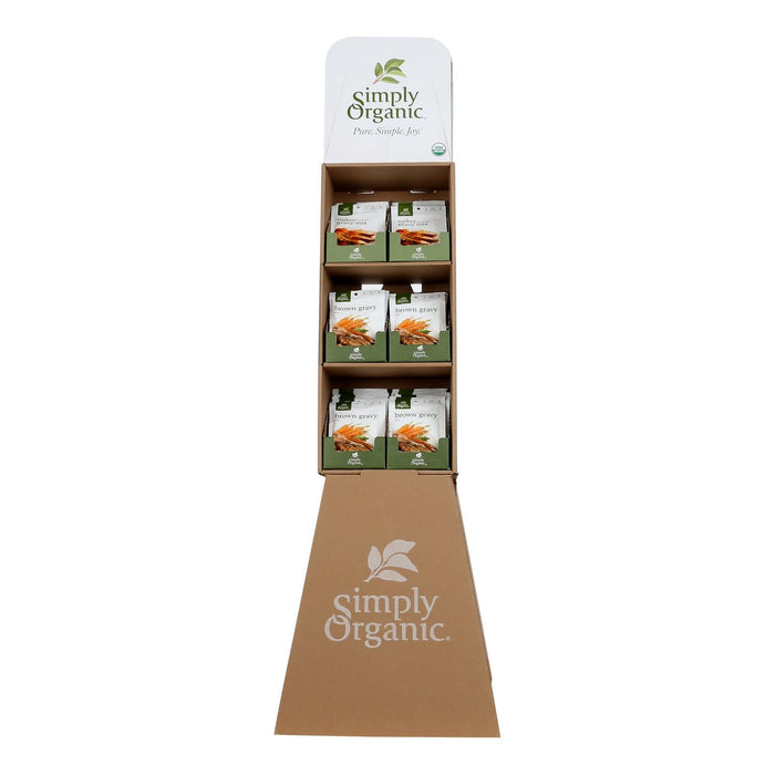 Simply Organic  Turkey Brown Gravy - 72 ct Display