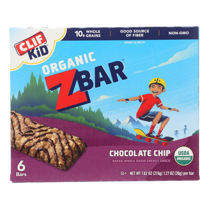 Clif Kid Zbar Organic Chocolate Chip, 9-Pack, 7.62 Oz