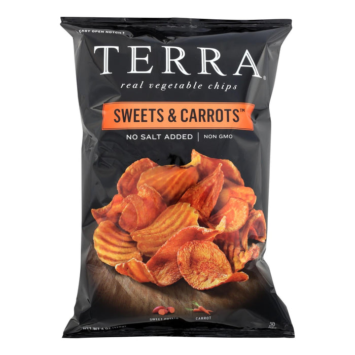 Terra Chips Sweet Potato Chips - Sweets And Carrots - Case Of 12 - 6 Oz.