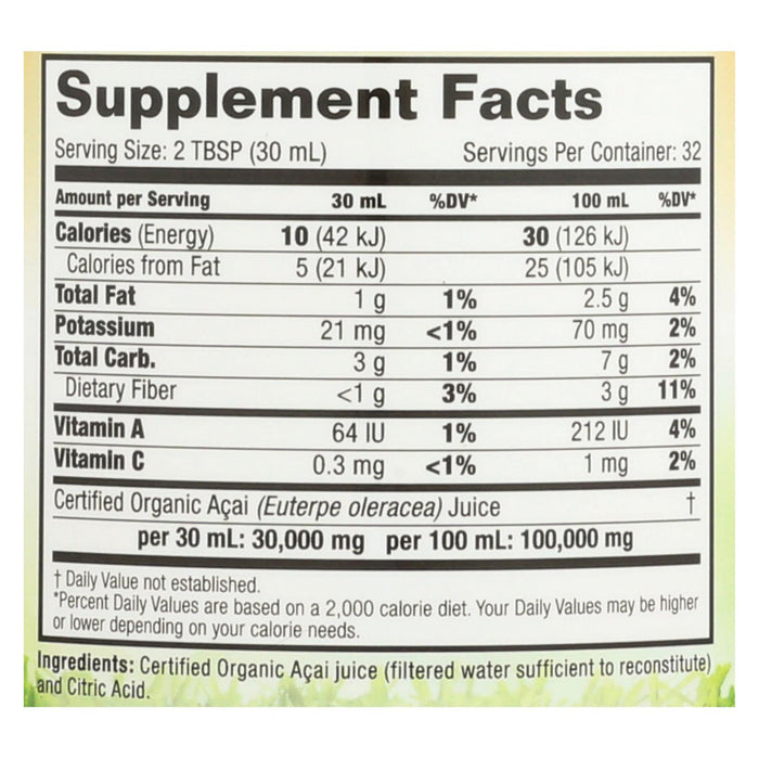 Organic Acai Gold by Dynamic Health (32 Fl Oz.)