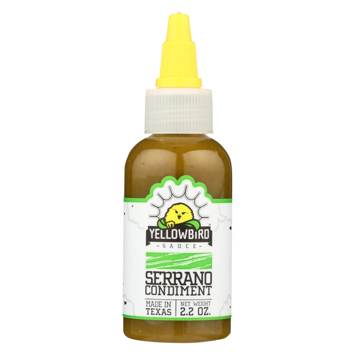 Yellowbird Serrano Condiment (Pack of 12 - 2.2 Oz.)