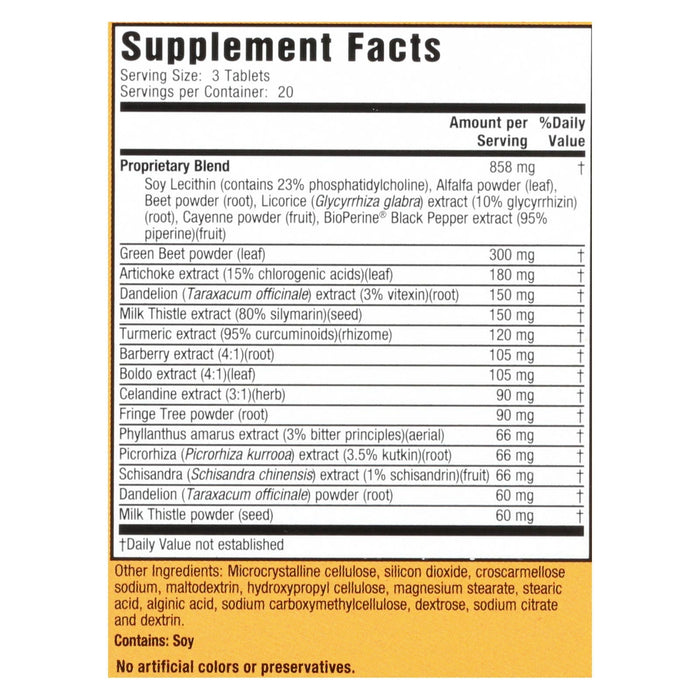 Nature's Secret Milk Thistle Liver Support Supplement (60 Tablets)